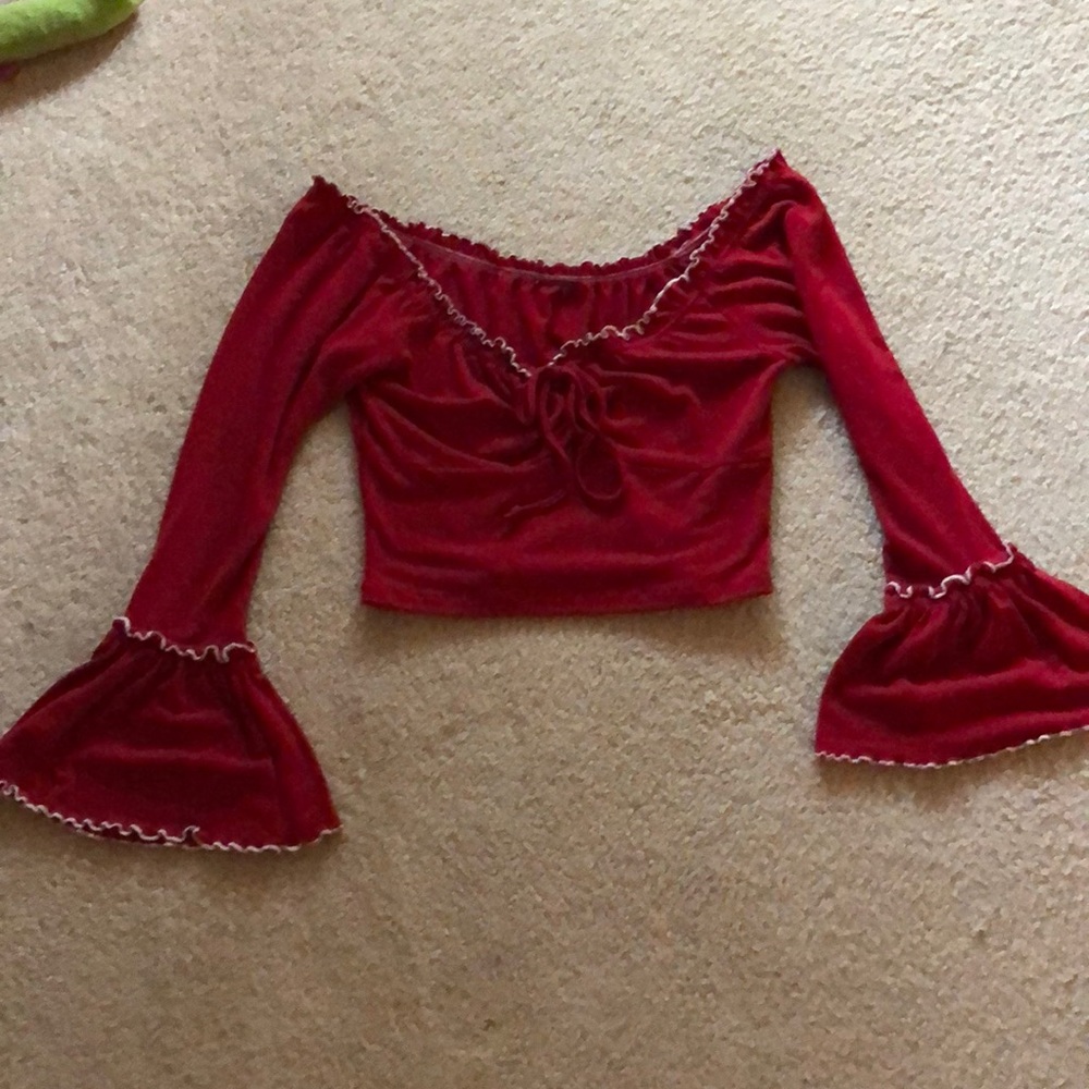 Beautiful Red Top witch